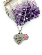 Load image into Gallery viewer, “I am Loved” 3-in-1 Necklace (Stainless Steel)