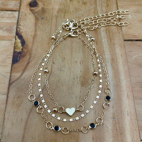 Golden Goddess Anklet Set