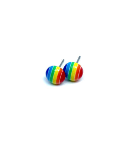 8mm Rainbow Studs (Stainless Steel)