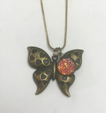 Load image into Gallery viewer, Butterfly Necklace (Antique Bronze)