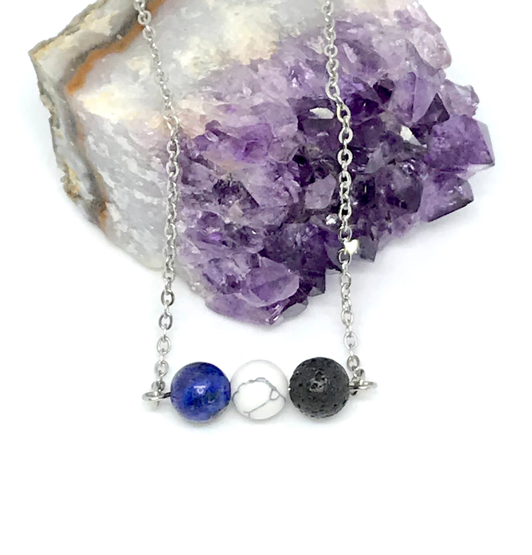 Intuition Diffuser Necklace (Stainless Steel)