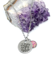 Load image into Gallery viewer, “Every Love Story is Beautiful but Ours is My Favorite” 3-in-1 Necklace (Stainless Steel)