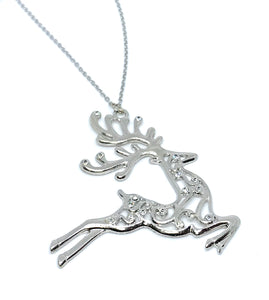 Pere David Deer Necklace (Stainless Steel)