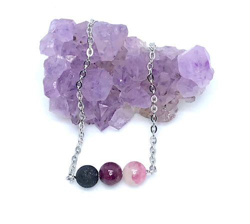 6mm Healing Love Diffuser Bracelet (Stainless Steel)