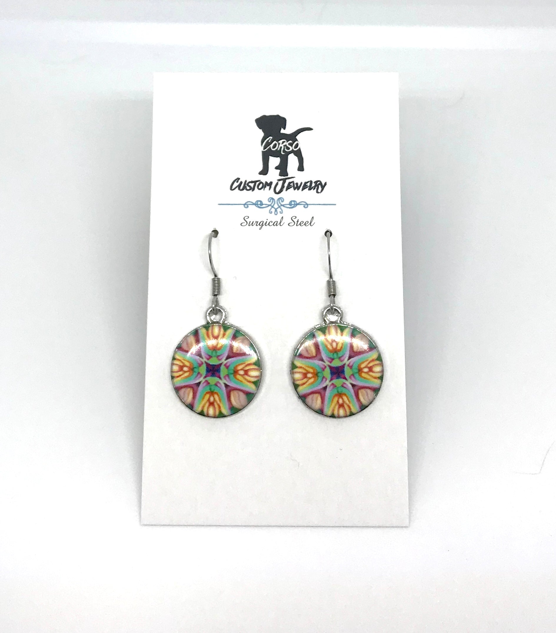 Mandala 2025 stud earrings