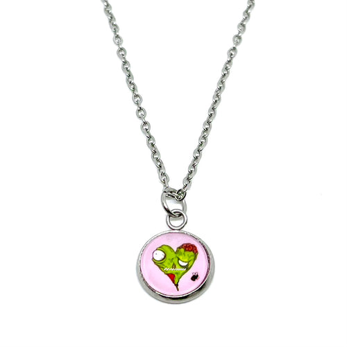 12mm Zombie Valentine Necklace