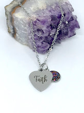Load image into Gallery viewer, “Faith” 3-in-1 Necklace (Stainless Steel)