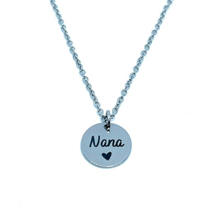 Nana Charm Necklace (Stainless Steel)
