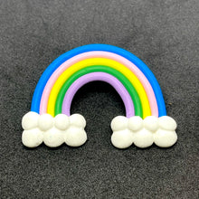 Load image into Gallery viewer, Blue Rainbow Hair Clip