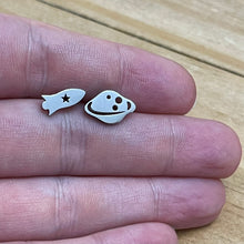 Load image into Gallery viewer, Space Exploration Studs (Stainless Steel)