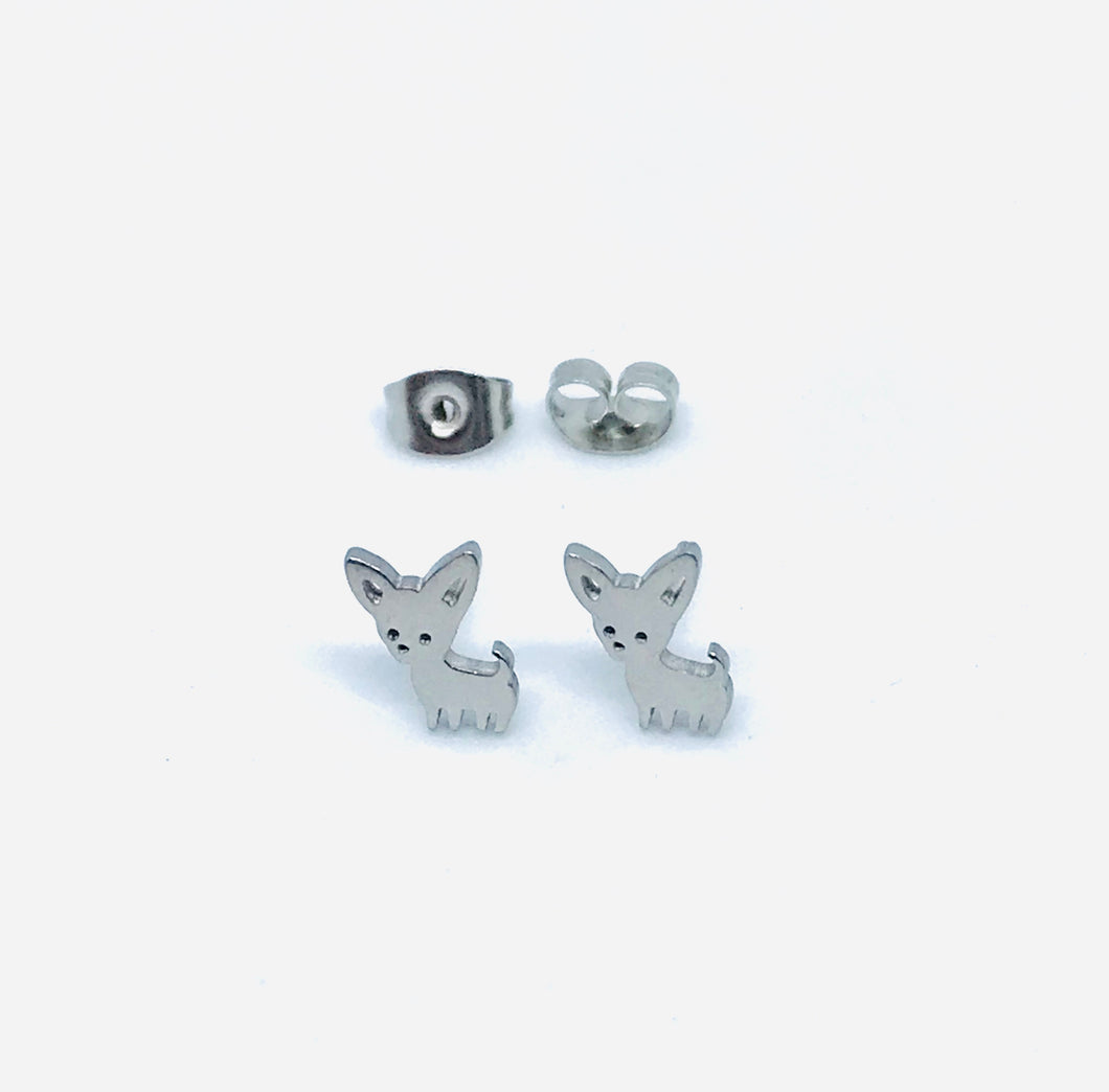 Chihuahua Studs (Stainless Steel)