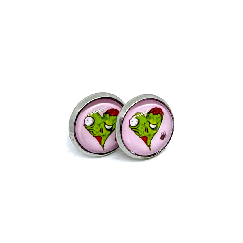 12mm Zombie Valentine Studs