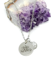 Load image into Gallery viewer, &quot;I&#39;m a Teacher, What&#39;s Your Superpower?&quot; 3-in-1 Necklace (Stainless Steel)