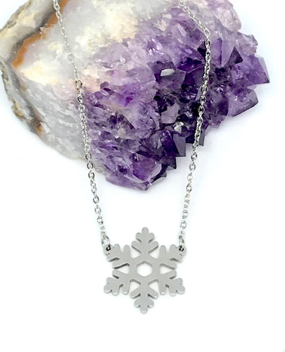 Stellar Snowflake Necklace (Stainless Steel)
