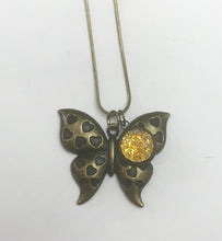 Load image into Gallery viewer, Butterfly Necklace (Antique Bronze)