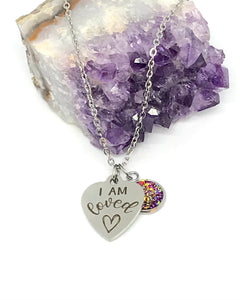 “I am Loved” 3-in-1 Necklace (Stainless Steel)