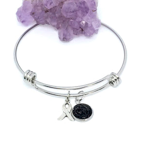 Skin Cancer Research Bracelet (Stainless Steel)