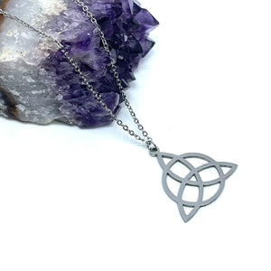 Celtic Trinity Knot Necklace (Stainless Steel)