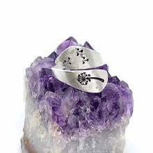 Load image into Gallery viewer, Adjustable Dandelion Wish Ring