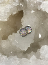 Load image into Gallery viewer, 8mm Light Pink Druzy Studs