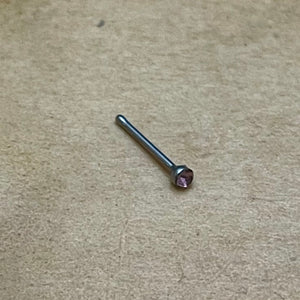 Alexandrite Crystal Nose Stud (Surgical Steel)