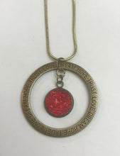 Load image into Gallery viewer, “DREAM HOPE TRUST LOVE” Necklace (Antique Bronze)