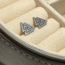 Load image into Gallery viewer, Valknut Studs (Stainless Steel)