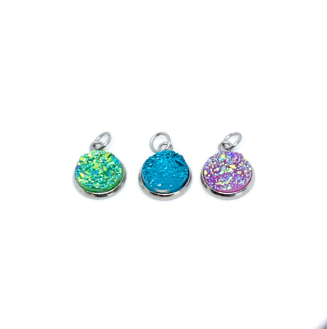 12mm Supernova Druzy Charm Set