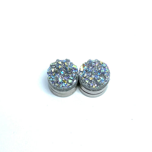 10mm Frost Druzy Magnetic Studs