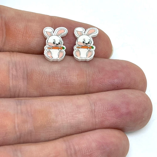 Easter Bunny Studs (Stainless Steel)