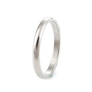 Stackable Silver Surgical Steel Ring