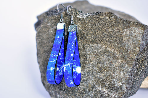 Galaxy Canvas Drop Earrings (Surgical Steel)